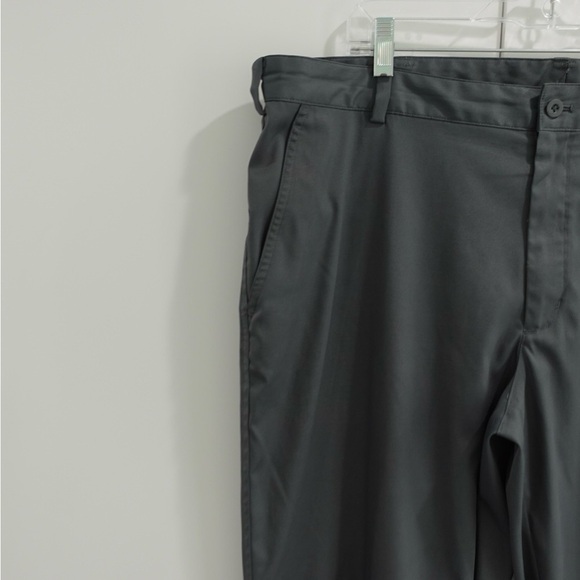 Nike Golf Dri-Fit Flat Front Tech Pants Sz 40 Gray Athleisure Performance - Picture 3 of 15